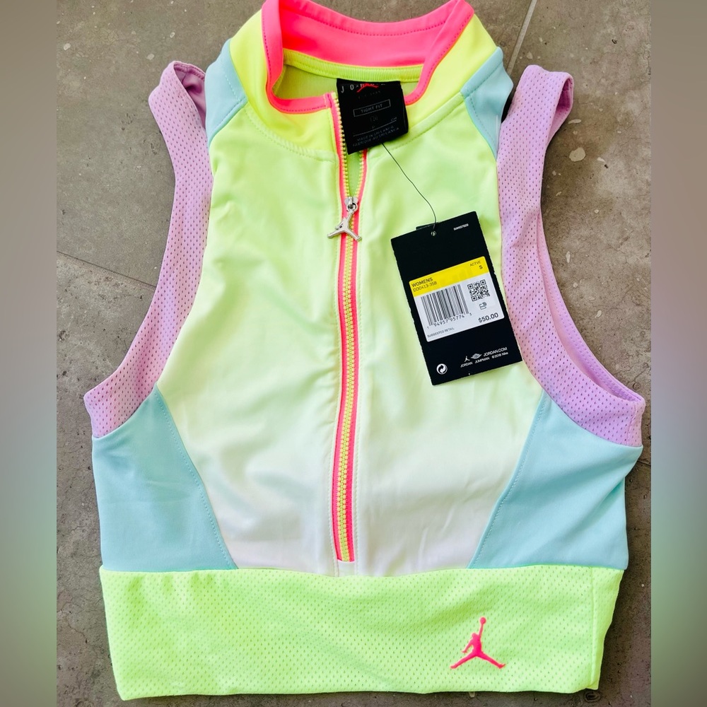 NWT Jordan sports bra/tank sz S